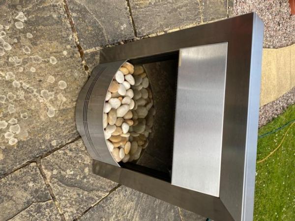 Image 1 of Dimplex Plug In Fire With Pebbles