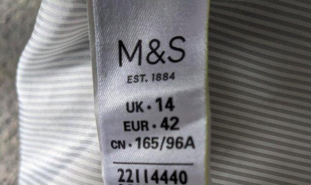 Image 2 of Grey sleeveless jacket size 14 for sale