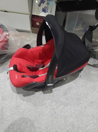 Image 2 of Oyster baby buggy, car seat and buggy bed. Full set.
