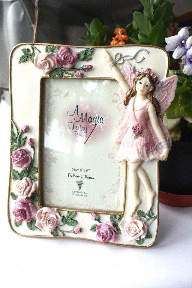 Preview of the first image of NEW Dezine Fairy Frame 21 x 16cm, photo size 4 x 6ins..