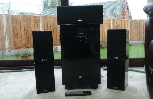 Image 3 of QUAD L-ITE 2 5.1 SYSTEM WITH SUBWOOFER IN GLOSS BLACK