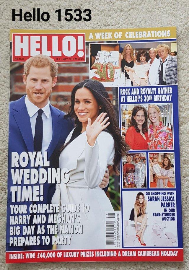 Preview of the first image of Hello Magazine 1533 - Royal Wedding Time - Complete Guide.