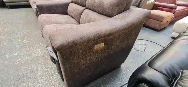 Image 14 of La-z-boy Hollywood brown fabric 4+2 seater sofas