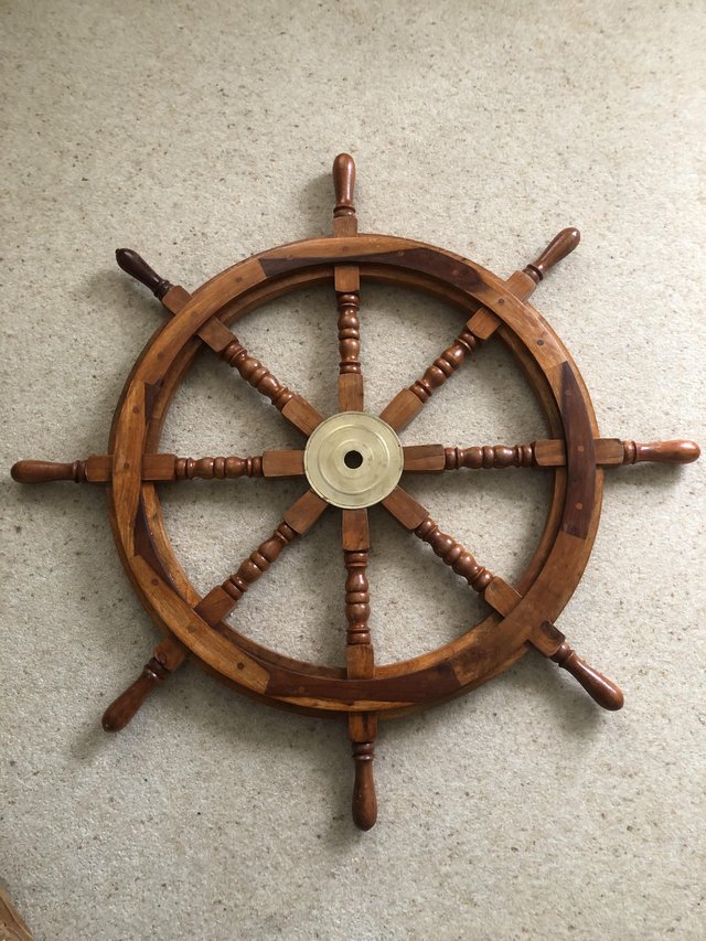 Preview of the first image of SHIPS WHEEL 36” DIAMETER.