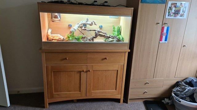 Preview of the first image of Wooden Vivarium Complete Setup.