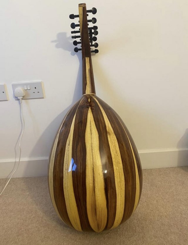 Preview of the first image of Professional Arabian Oud instrument.
