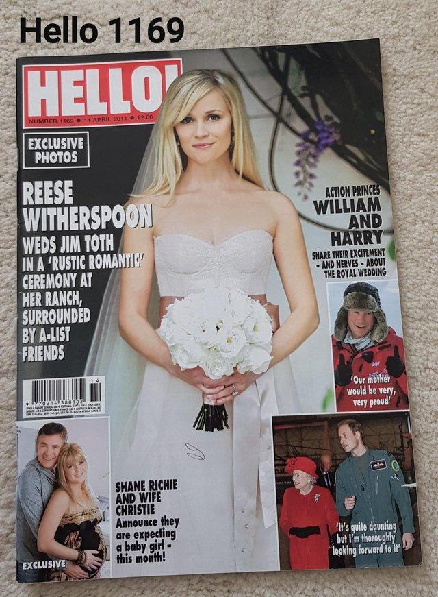 Preview of the first image of Hello Magazine 1169 - Reese Witherspoon Weds Jim Toth.