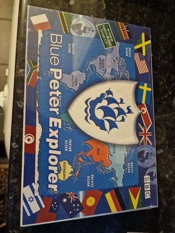 Preview of the first image of Rare Blue Peter Explorer Game for sale.