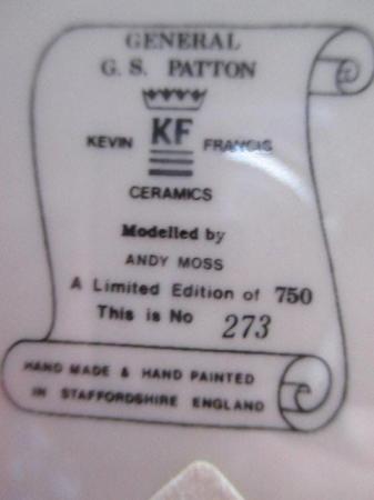 Image 3 of General G S Patton Kevin Francis Ceramics toby jug 273