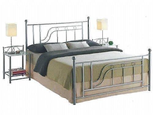 Preview of the first image of Double jade metal bed frame ——.