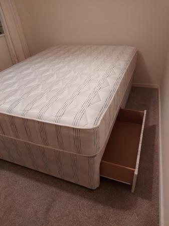 Image 2 of Brand new double mattress and double divan with under drawer