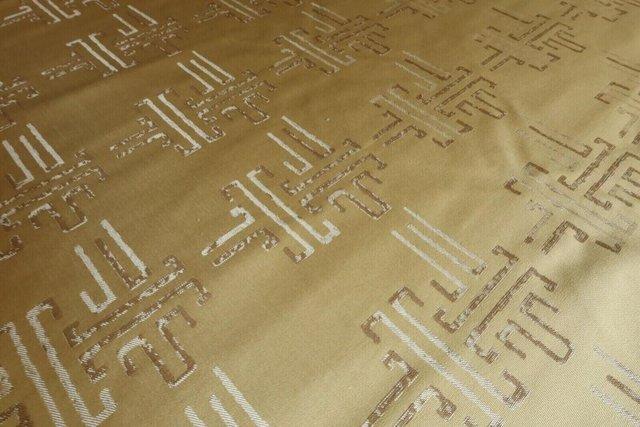 Preview of the first image of 2.9 Metres Colony Ginkgo Coordinato Beige Dorato Designer Ch.