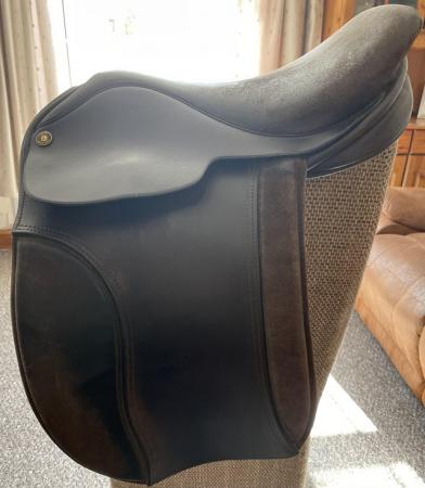 Image 1 of 15” wide Fylde Saddlery show saddle