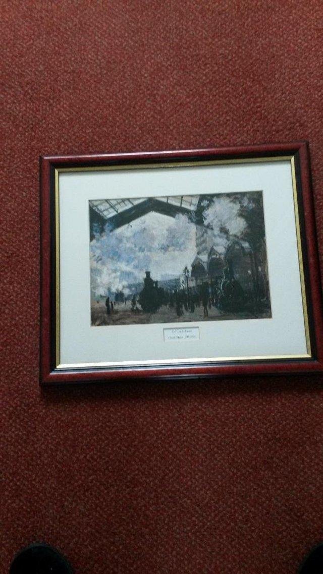 Preview of the first image of The Gare St - Lazare print by Claud Monet.