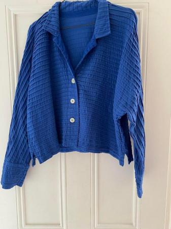 Image 2 of Yacco Maricard blue cotton jersey jacket size1
