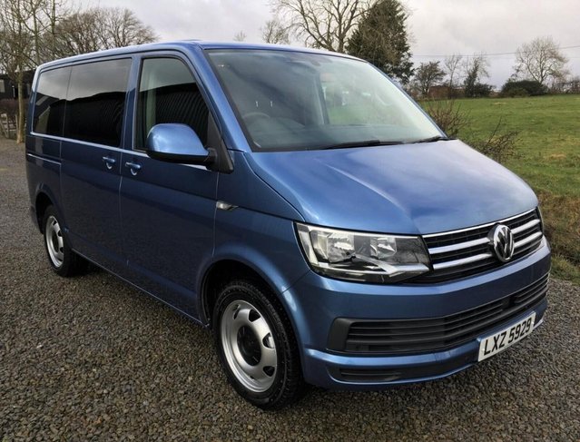 Preview of the first image of VW TRANSPORTER T6 VAN T32 SWB DSG DRIVER TRANSFER WHEELCHAIR.