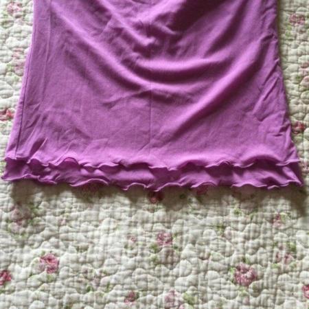 Image 4 of Size 10 Bruised Pink OASIS Double Layer Stretch Chiffon Top