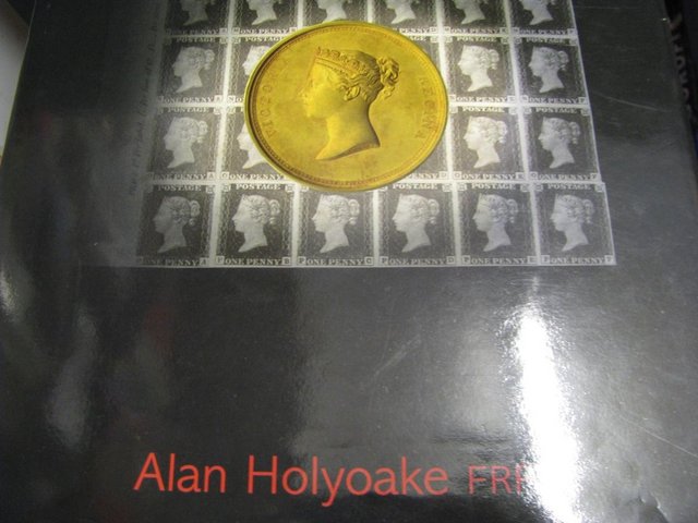 Preview of the first image of The worlds first postage stampsignedAlan Holyoke 2013.