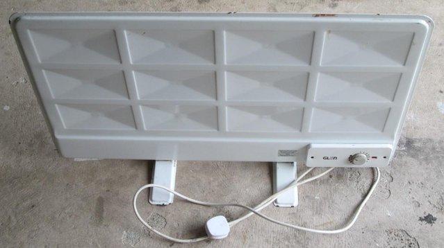 Preview of the first image of ' GLEN' ELECTRIC HEATER, WHITE, 750 WATTS FREE FOR COLLECTIO.