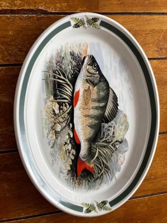 Image 2 of Early Portmeirion complete angler platter