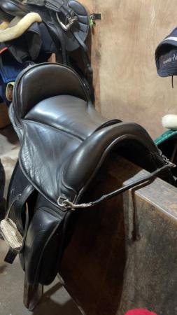 Image 1 of Easytrek leather saddle