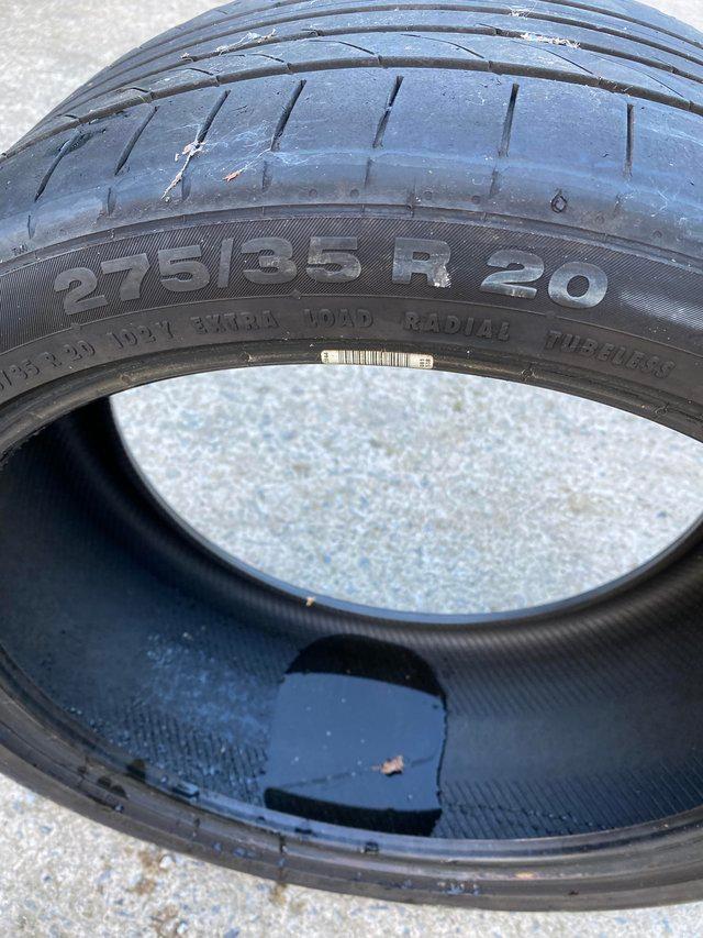Preview of the first image of Tyres Contisport Contact 275/ 35 R20.