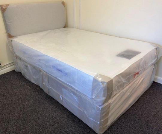 Image 1 of WESTMINSTER FIRM ORTHOPAEDIC MATTRESS WITH 2 DRAWER DIVAN BA