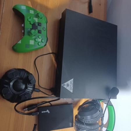 Image 2 of Xbox one x 1td in black in great condition
