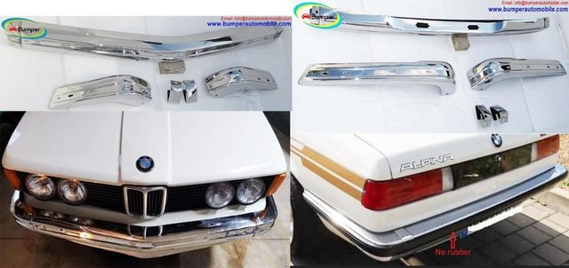 Preview of the first image of BMW E21 bumper (1975 - 1983) by stainless steel.