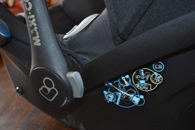 Image 9 of Maxi Cosi made in Netherlands baby car seat with hood 0-13kg