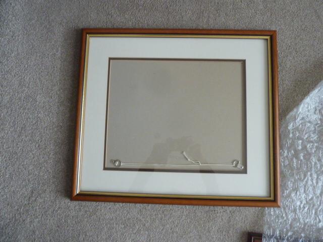Preview of the first image of Hardwood picture frame, complete.