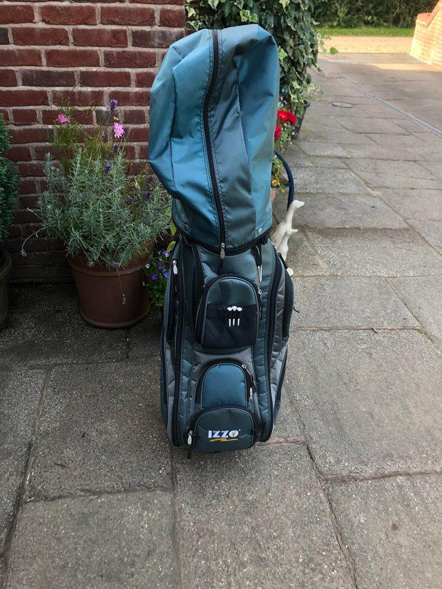 Preview of the first image of Izzo Golf Bag with Irons for sale.