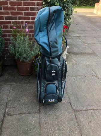 Image 1 of Izzo Golf Bag with Irons for sale
