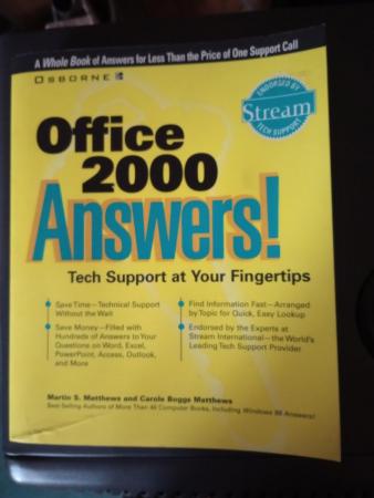 Image 1 of Office 2000 Answers! Complete guide to Office 2000