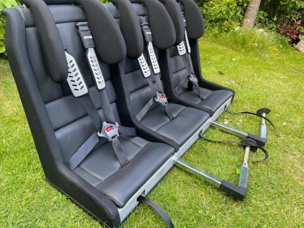 Image 2 of Mulitmac 3 seater car seat
