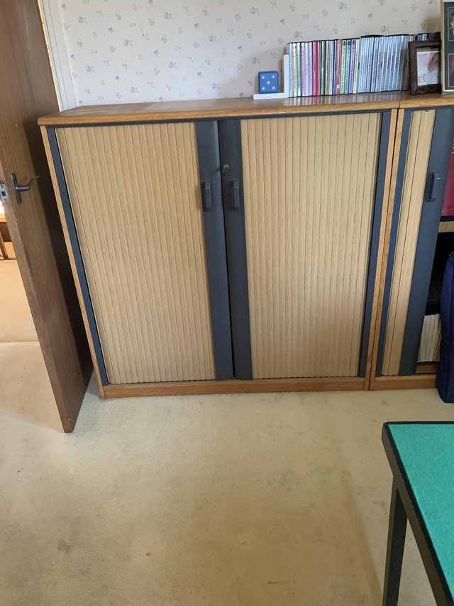 Preview of the first image of Office furniture with sliding doors.