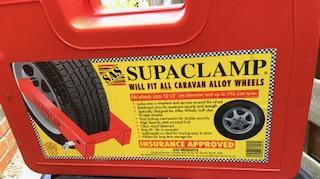 Preview of the first image of WHEEL CLAMP by SAS, SUPACLAMP.