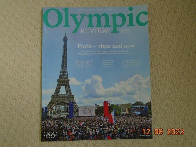 Preview of the first image of July 2023 "Olympic Review" magazine.