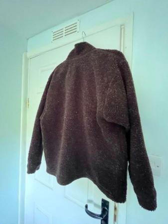 Image 2 of Hodge Heg Brown full zip fleece jacket