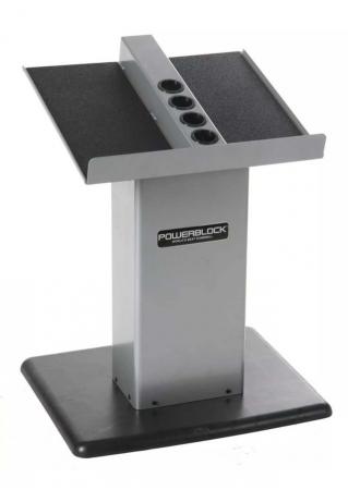 Image 1 of Powerblock Dumbell Stand. Large. Silver