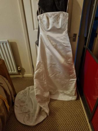Image 3 of Strapless Wedding dress ivory