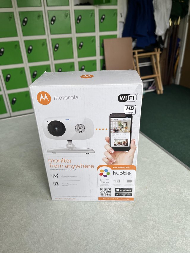 Preview of the first image of Motorola indoor Camera monitor.