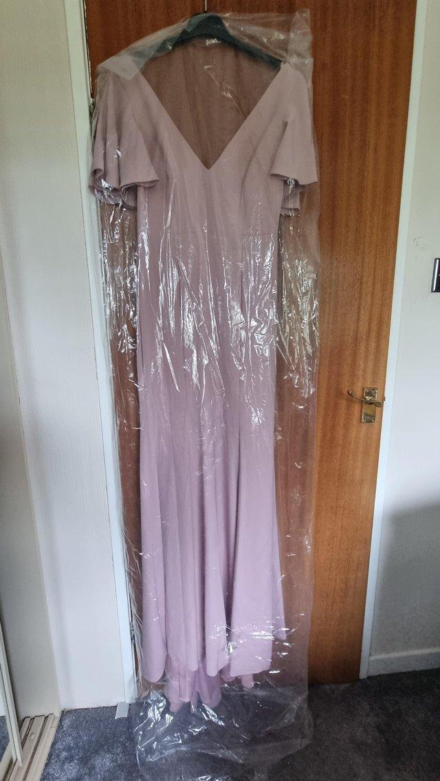 Preview of the first image of Blush bridesmaid dress by THTH.