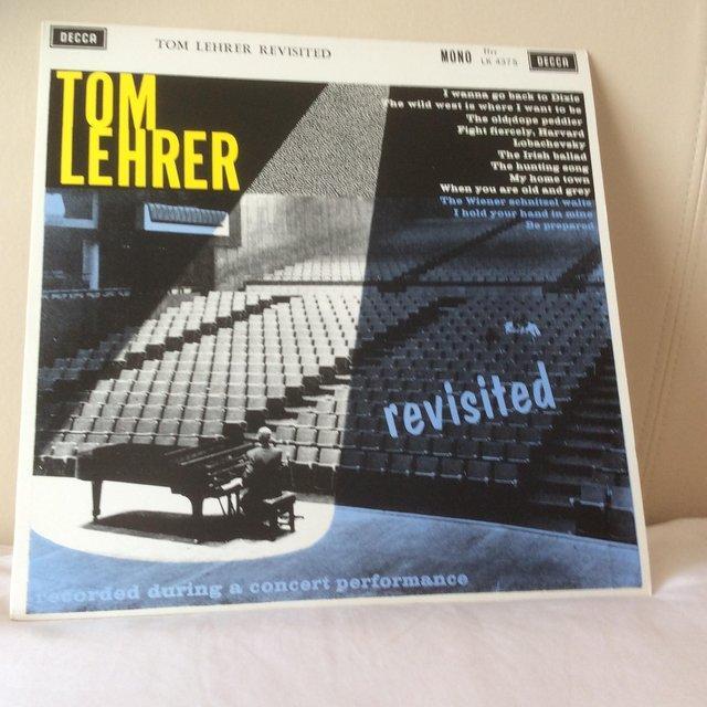 Preview of the first image of TOM LEHRER “REVISITED” VINYL RECORD.