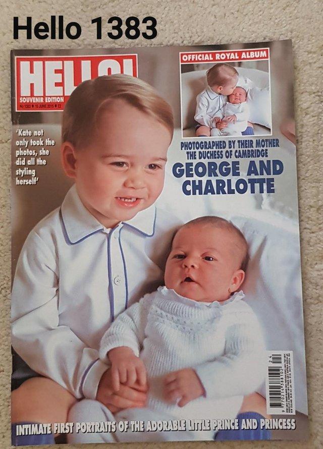 Preview of the first image of Hello Magazine 1383 - George & Charlotte -Intimate Portraits.