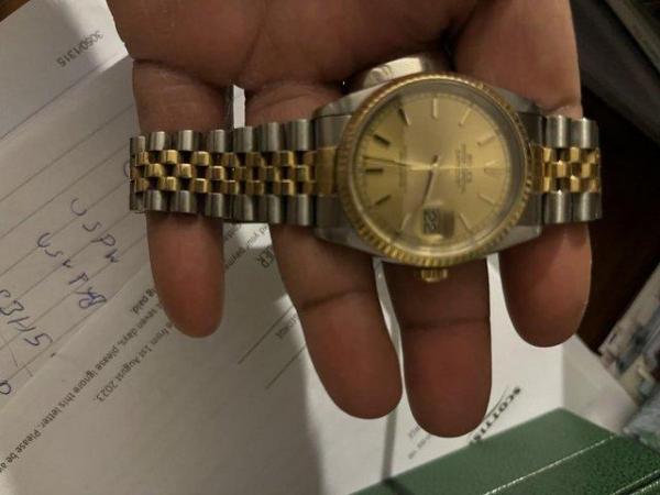 Image 1 of Rolex Datejust watch.Excellent condition with authentication