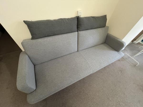 Image 1 of Habitat Andy Fabric 3 Seater Sofa Bed - Grey (99% New)