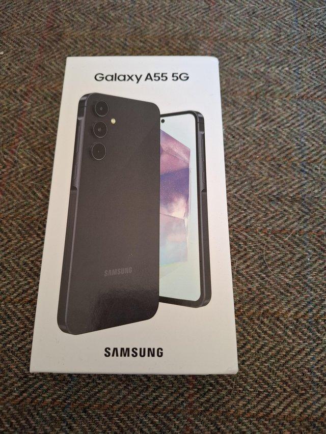 Preview of the first image of Brand new boxed sealed Samsung A55 5g.