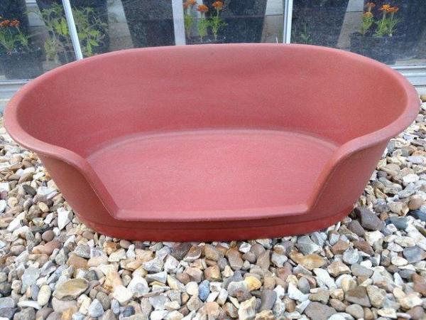 Image 4 of Small dark red plasic dog bed by HYWARE