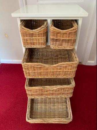 Image 3 of Cotswold cabinet cw baskets. 79cmH X 44cmW x 38cmdeep